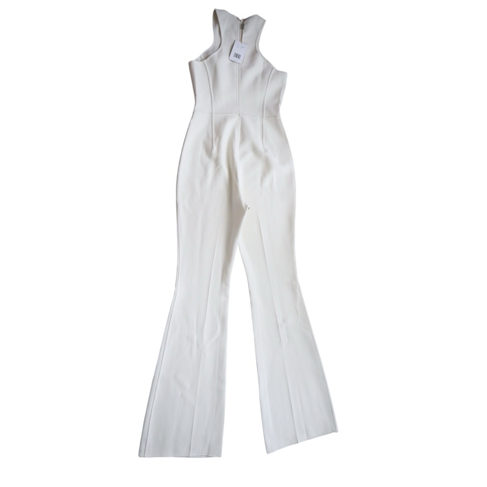 Michael Kors Collection Cream Halter Jumpsuit - Picture 11 of 12